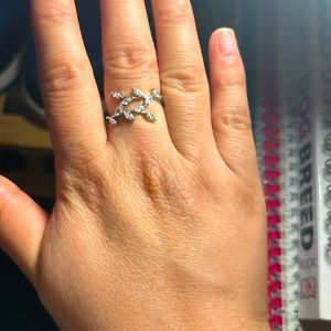 One size silver ring